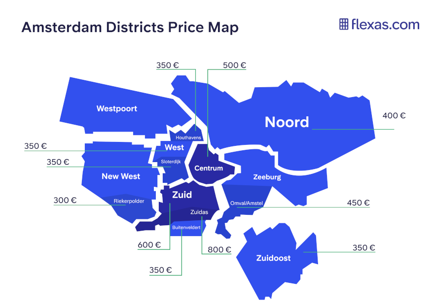 Amsterdam Price Map