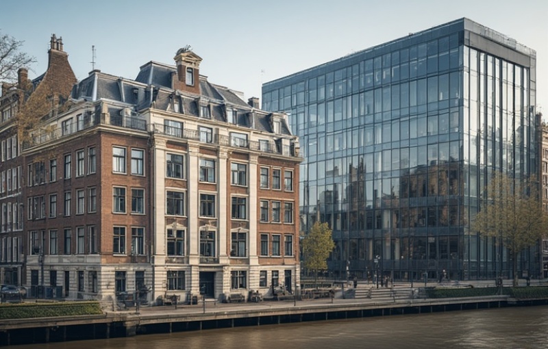 Monumental office and Modern office