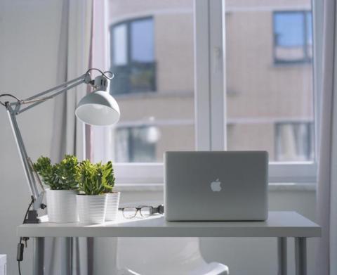 Desk near window