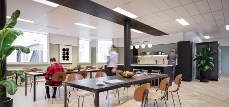 Kitchen area London office