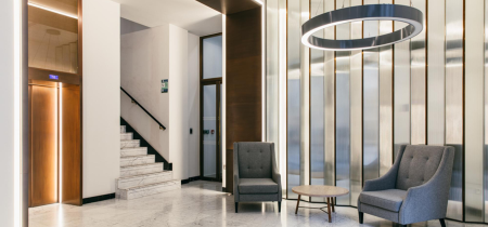 Reception area London