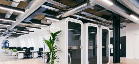 Phone booths London office