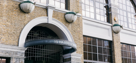 Front of building London