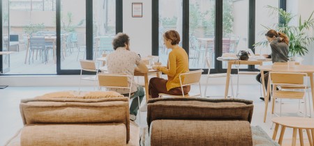 Coworking area and lunchroom