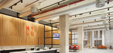 Reception area London office